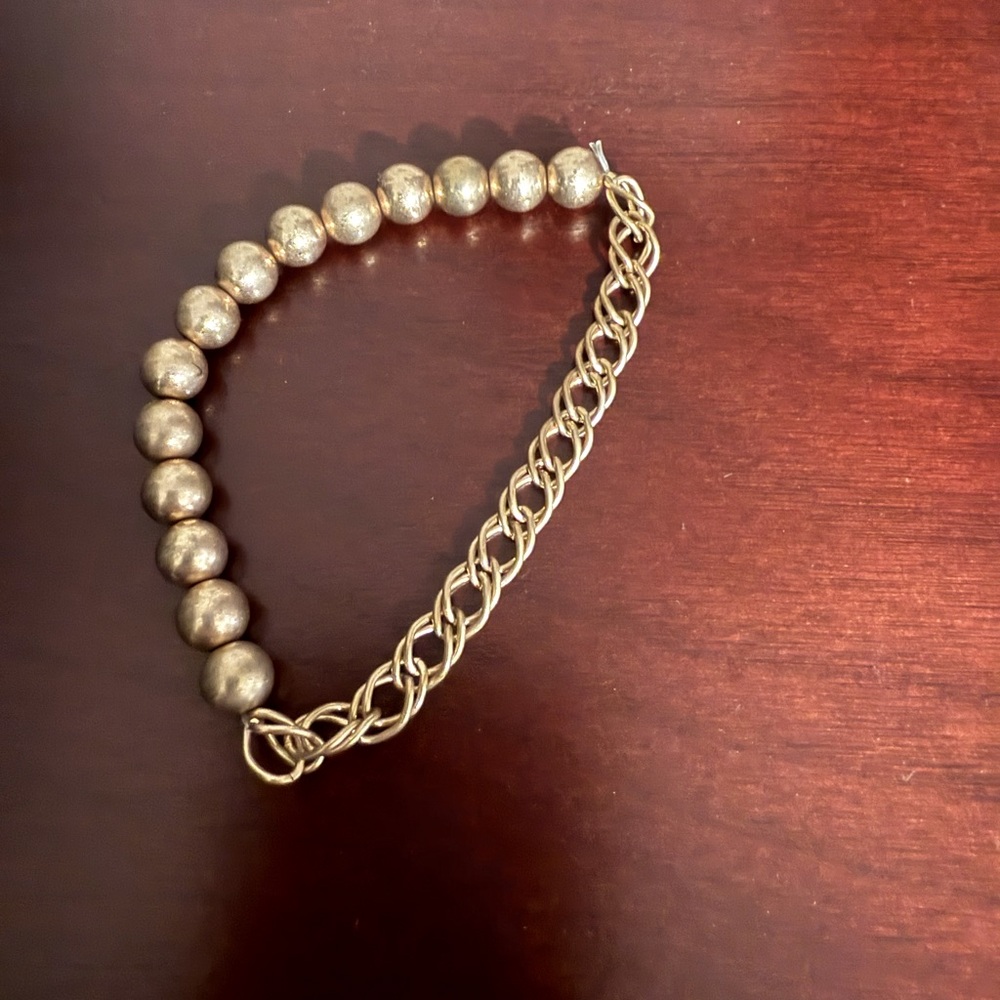 Elegant gold Beaded Bracelet pair